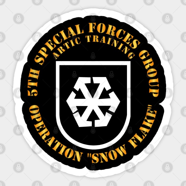 5th SFG Flash - Operation Snowflake X 300 Sticker by twix123844